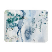 Forest Snow Woodland Animals Treven Heaven Natuur Magneet (Horizontaal)