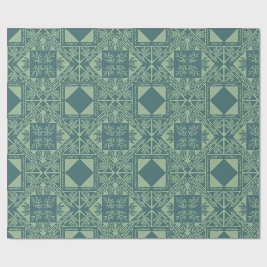 Forest Snowflakes Cadeaupapier (Vlak)