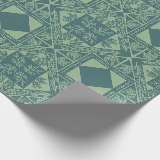 Forest Snowflakes  Cadeaupapier (Hoek)