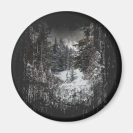Forest Snowy Trees | Snowy Forest Magnet