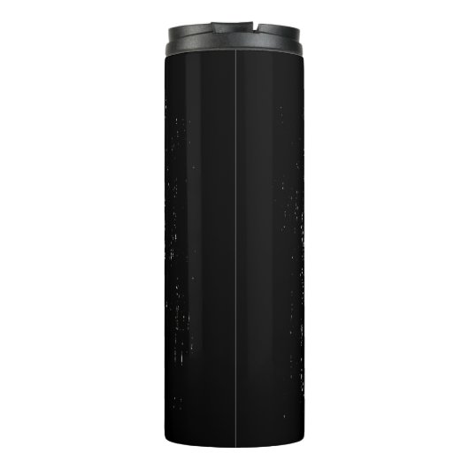 Forest Snowy Trees | Snowy Forest Thermal Tumbler Thermosbeker (Achterkant)