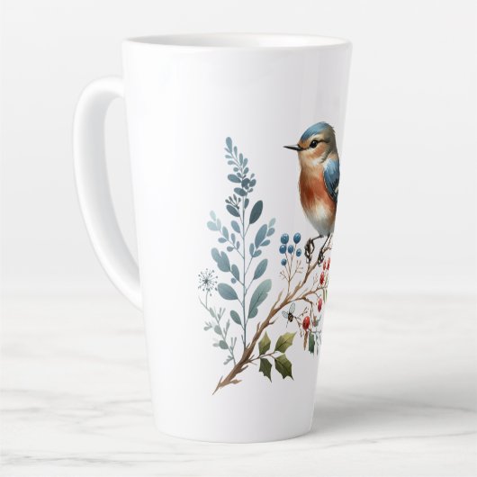 Forest Songbird Mug Latte Mok (Linkerhoek)