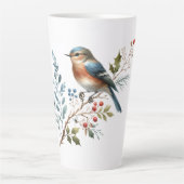 Forest Songbird Mug Latte Mok (Voorkant)