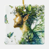Forest Spirit Keramisch Ornament (Voorkant)