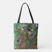 "Forest Spirit: Summer" Canvas tas (Achterkant)
