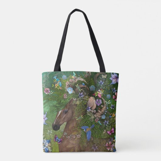 "Forest Spirit: Summer" Canvas tas (Achterkant)