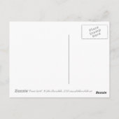 Forest Spirit, Surreal Fantasy Portrait Green Folk Briefkaart (Achterkant)