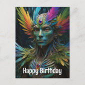 Forest Spirits Feathered Crown Briefkaart (Voorkant)