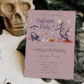 Forest Spirits Halloween Verjaardagsfeest Kaart