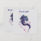 Forest Spring karakter bedankkaart (Voorkant / Achterkant)