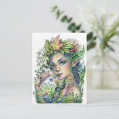 Forest Sprite Briefkaart (Staand voorkant)