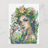 Forest Sprite Briefkaart (Voorkant)