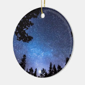 Forest Star geeft een astronomisch fragment Keramisch Ornament (Links)