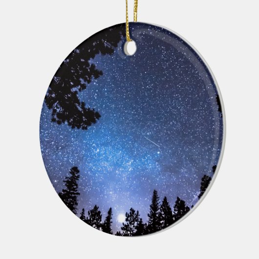 Forest Star geeft een astronomisch fragment Keramisch Ornament (Links)