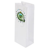 Forest Stars Gift Bag Wijn Cadeautas (Voorkant Gekanteld)