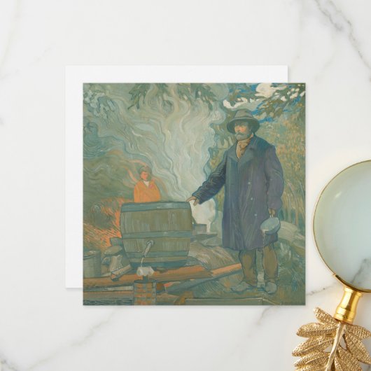 Forest stille Moonshiners White Lightning Liquor Bedankkaart (Voorkant / Achterkant in situ)