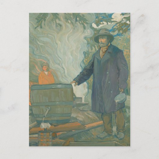 Forest stille Moonshiners White Lightning Liquor Briefkaart (Voorkant)