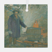 Forest stille Moonshiners White Lightning Liquor Glas Ornament (Achterkant)