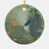 Forest stille Moonshiners White Lightning Liquor Keramisch Ornament (Voorkant)