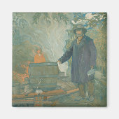 Forest stille Moonshiners White Lightning Liquor Magneet (Voorkant)