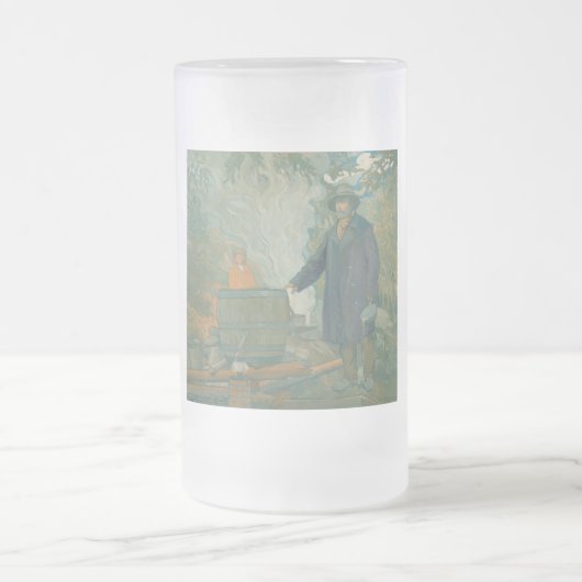 Forest stille Moonshiners White Lightning Liquor Matglas Bierpul (Center)