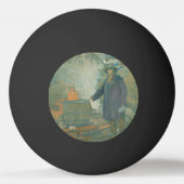 Forest stille Moonshiners White Lightning Liquor Pingpongbal (Voorkant)