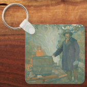 Forest stille Moonshiners White Lightning Liquor Sleutelhanger (Voorkant)