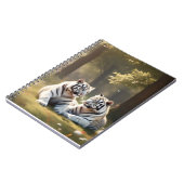 Forest Stillness – White Tigers Notebook Notitieboek (Linkerzijde)