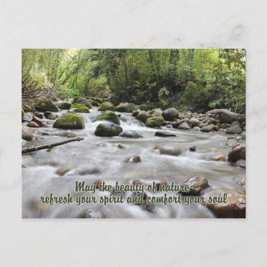 Forest Stream-briefkaart Briefkaart (Voorkant)