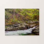 Forest Stream in Great Smoky Mountains Legpuzzel (Horizontaal)