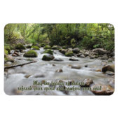 Forest Stream inspirerend magnet Magneet (Horizontaal)