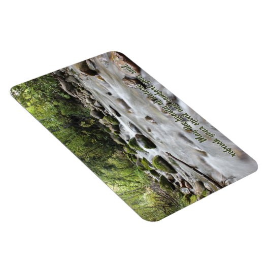 Forest Stream inspirerend magnet Magneet (Rechterzijde)