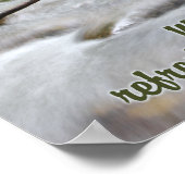 Forest Stream inspirerend poster (Hoek)