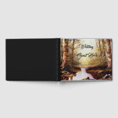 Forest Stream Mountains bruiloft gastenboek (Volledig)
