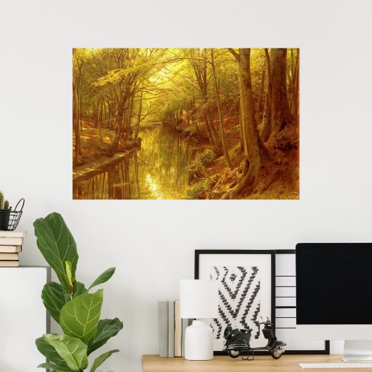 Forest Stream Poster (Thuiskantoor)