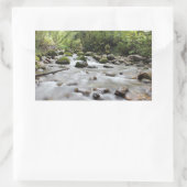 Forest Stream-stickers Rechthoekige Sticker (Tas)