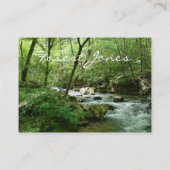 Forest Stream visitekaartje (Achterkant)