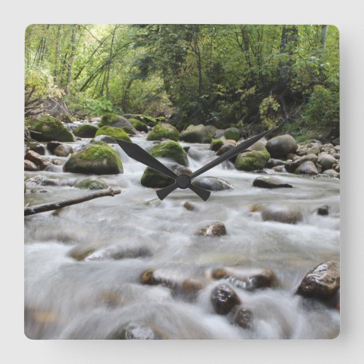 Forest Stream wandklok (Voorkant)