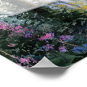 Forest String Lights Floral Wedding Welcome Sign Poster (Hoek)