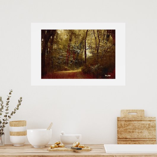 Forest Stroll Poster (Keuken)