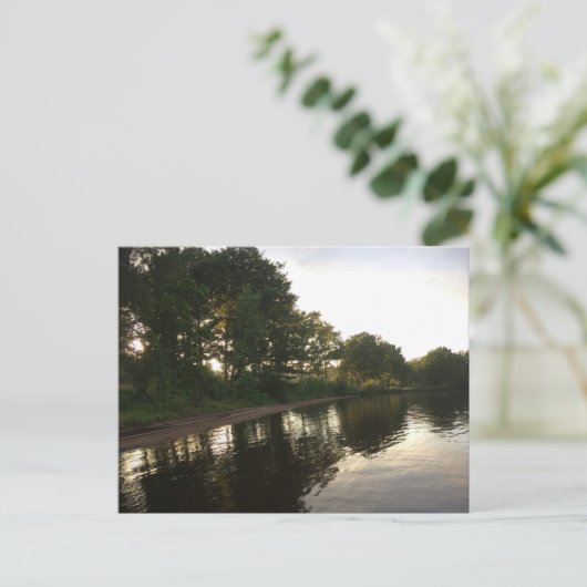 Forest Summer Beach Feestdagenkaart (Staand voorkant)