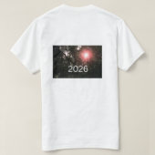Forest Sun Rising 2026 - Nature Dawn Illustration T-shirt (Design achterkant)