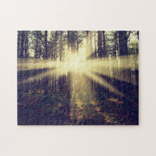 Forest Sunbeams Legpuzzel