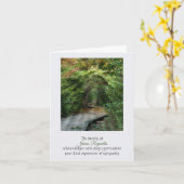 Forest Sunbeams Sympathie Hartelijk dank Kaart (Gele Bloem)