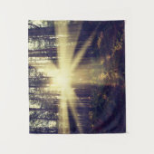 Forest Sunbeams Wandkleed (Voorkant)