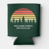 Forest Sunset Camping Custom Family Reunion Blikjeskoeler (Voorkant)