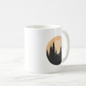 Forest Swing bij zonsondergang: een moment van vri Koffiemok (Voorkant rechts)