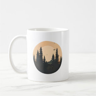 Forest Swing bij zonsondergang: een moment van vri Koffiemok