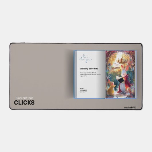 Forest Tale Bunny Desk Mat (Voorkant)