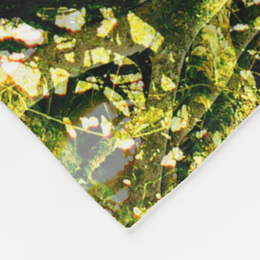 Forest Temple Custom Fleece Blanket, medium (Hoek)